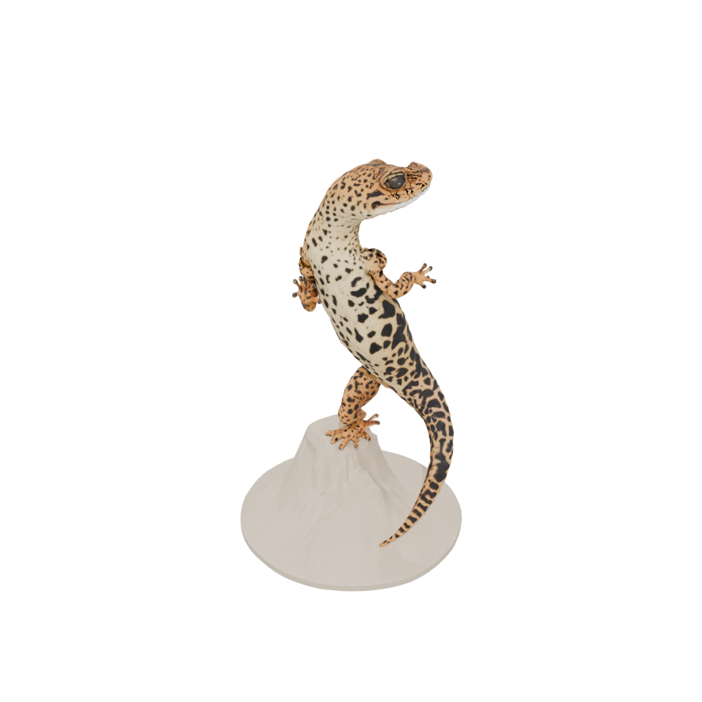 Mini Realistic Flexi Leopard Gecko