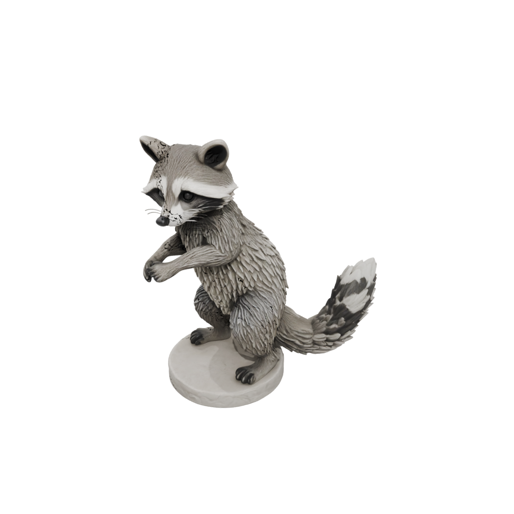 Mini Realistic Flexi Raccoon
