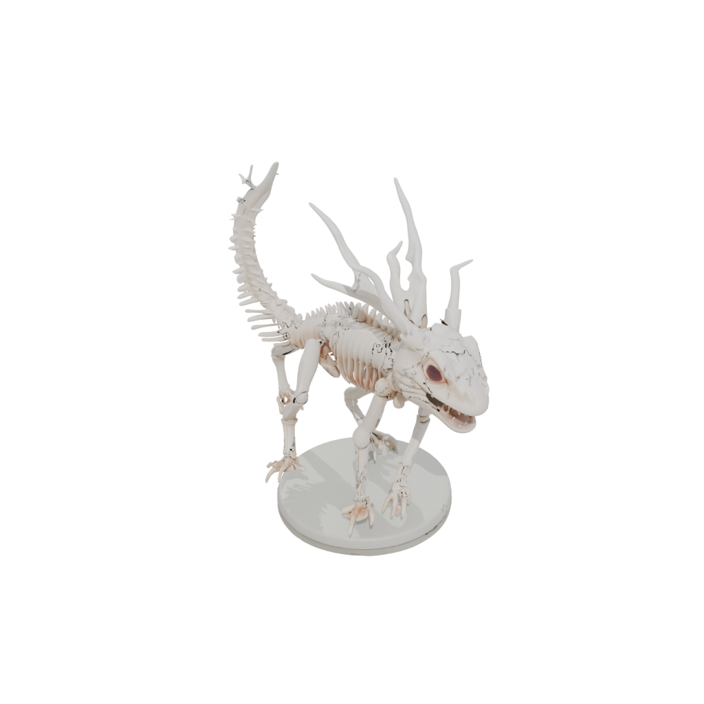 Mini Skeleton Flexi Axolotl