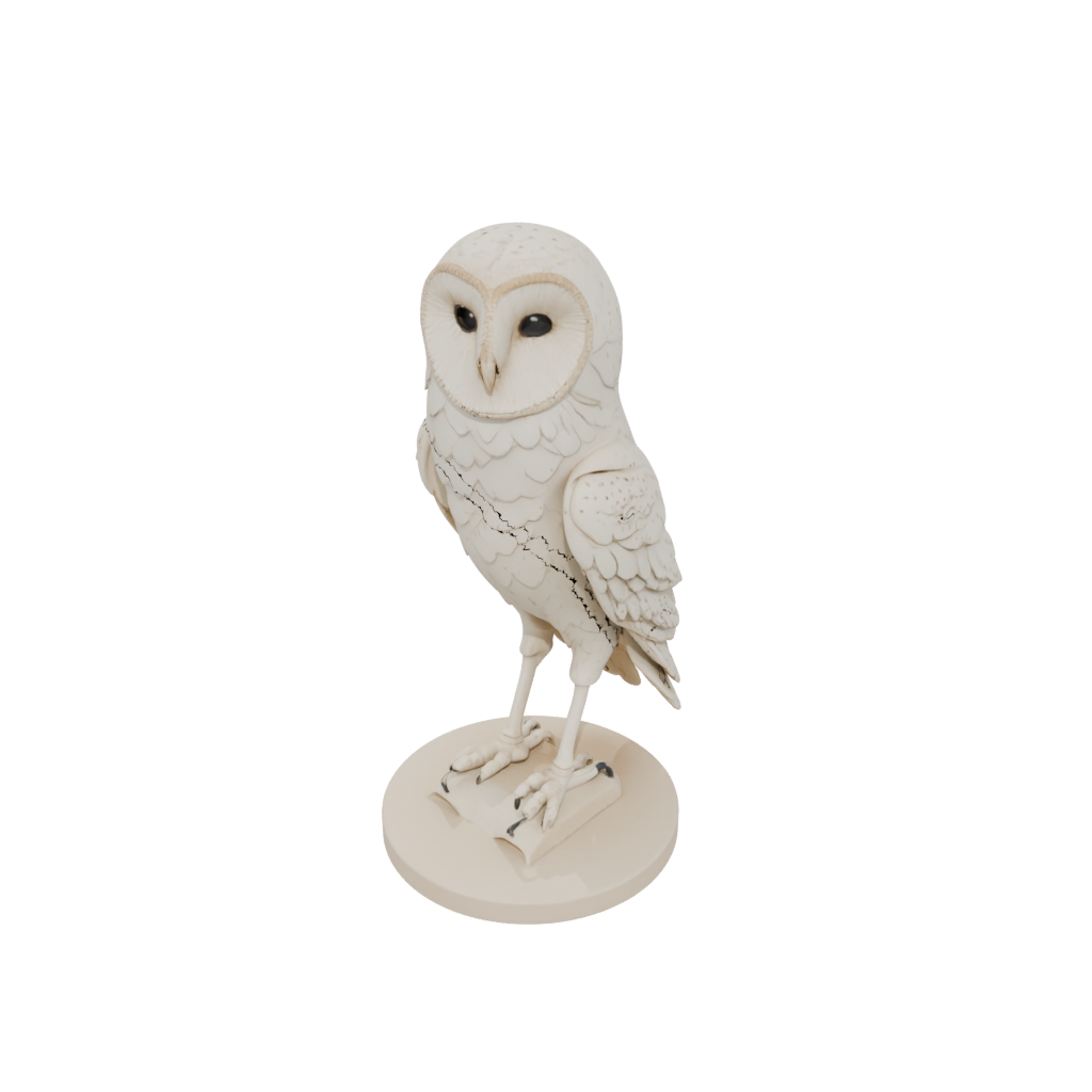 Mini Skeleton Flexi Barn Owl
