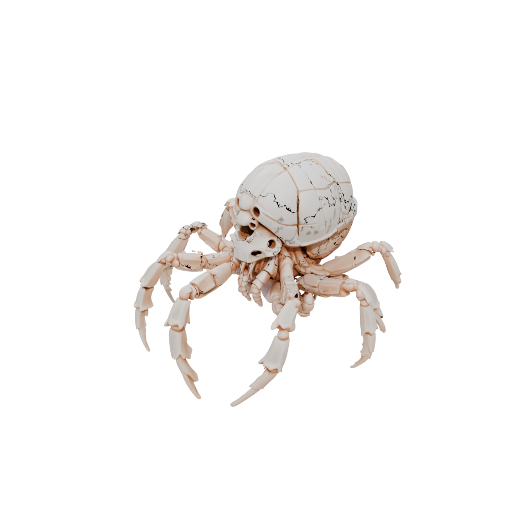Mini Skeleton Flexi Hermit Crab