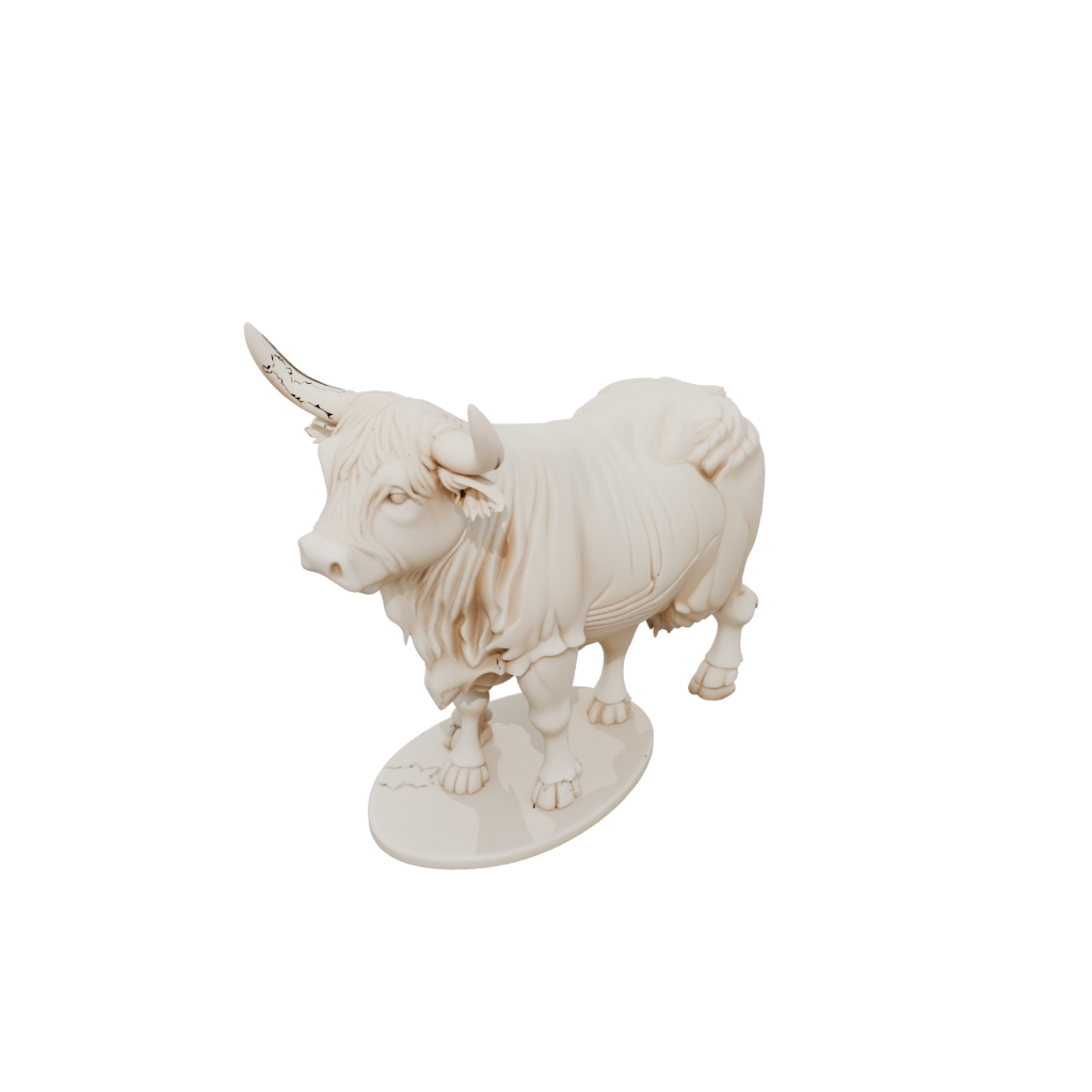 Mini Skeleton Flexi Highland Cow