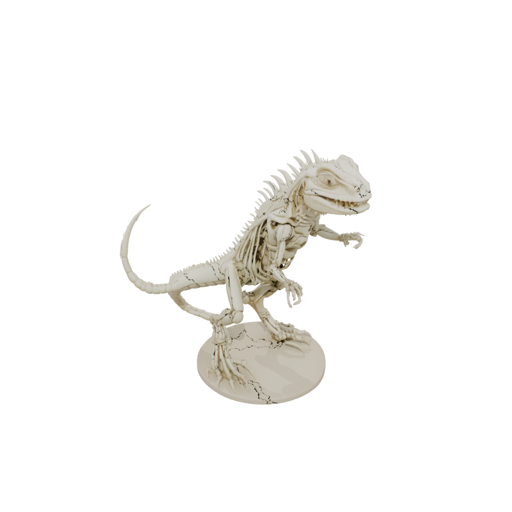 Mini Skeleton Flexi Iguana