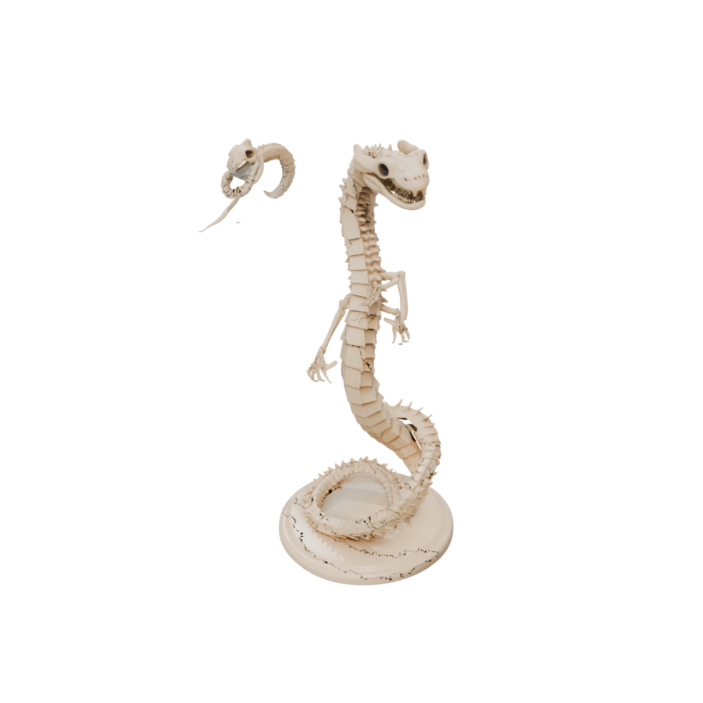 Mini Skeleton Flexi King Cobra