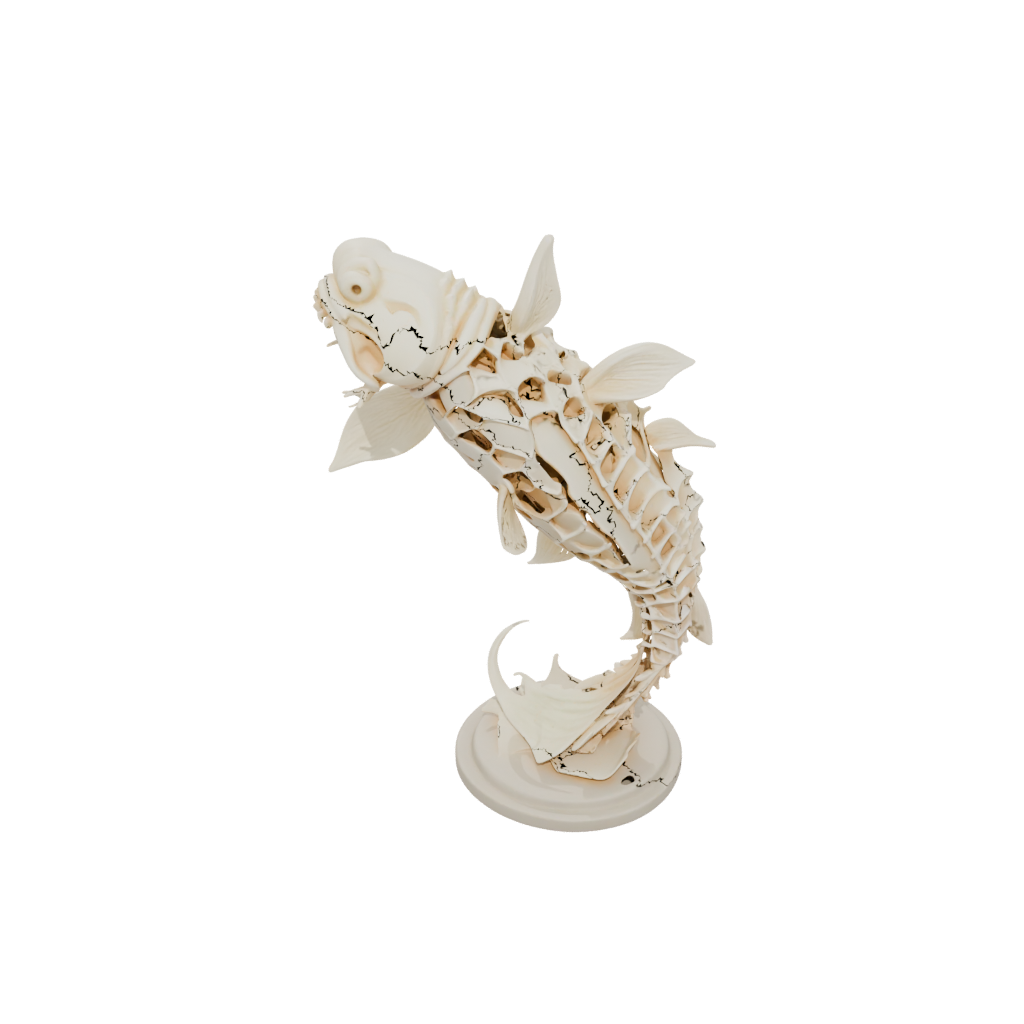 Mini Skeleton Flexi Koi Fish