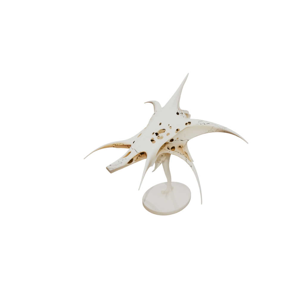 Mini Skeleton Flexi Manta Ray