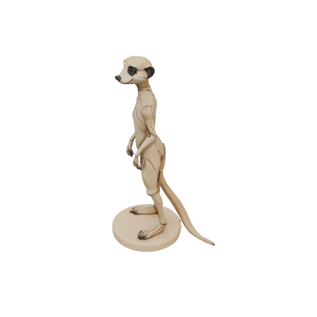 Mini Skeleton Flexi Meerkat