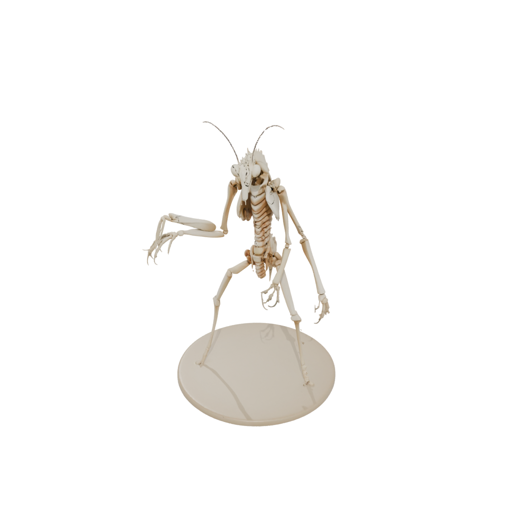 Mini Skeleton Flexi Praying Mantis