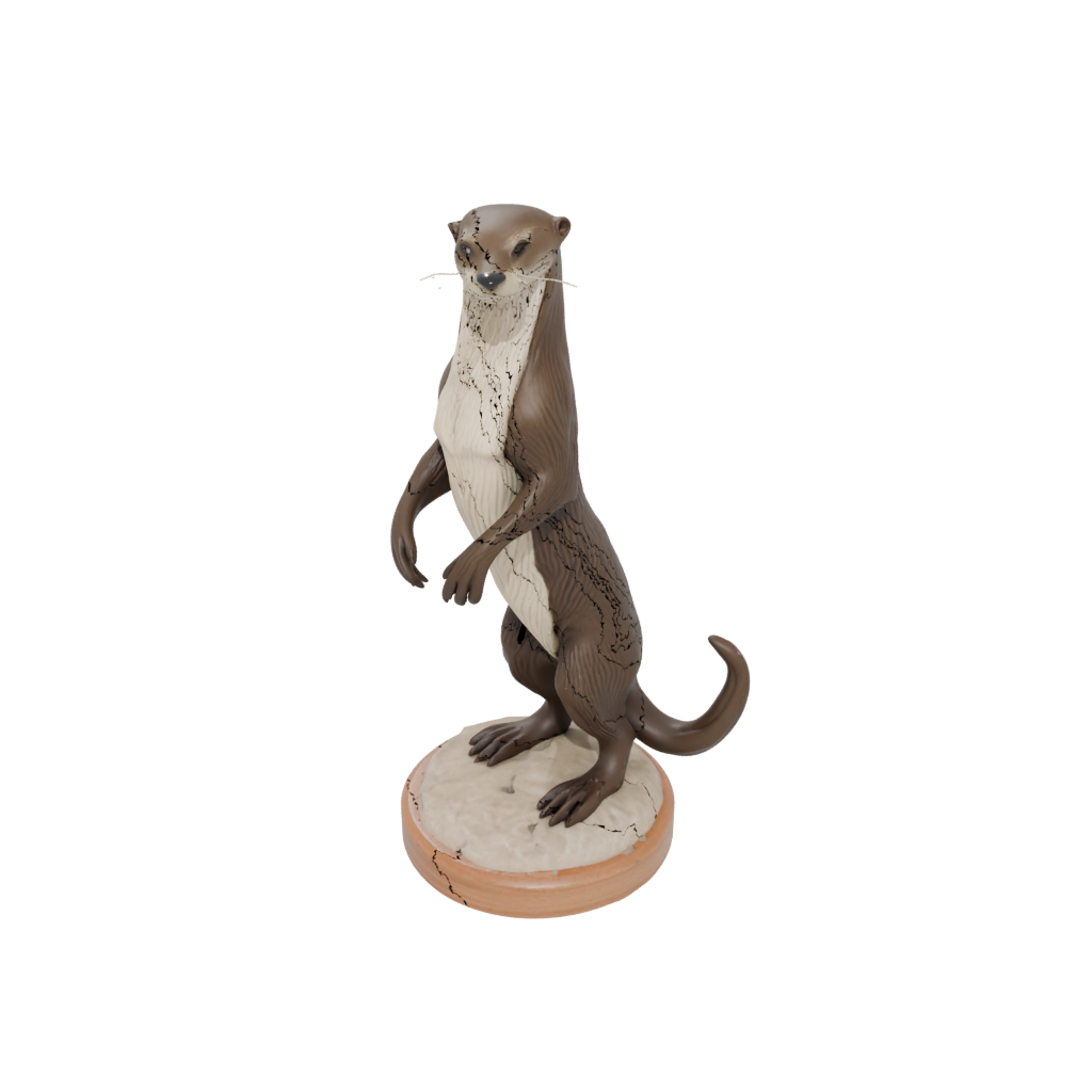 Mini Skeleton Flexi River Otter