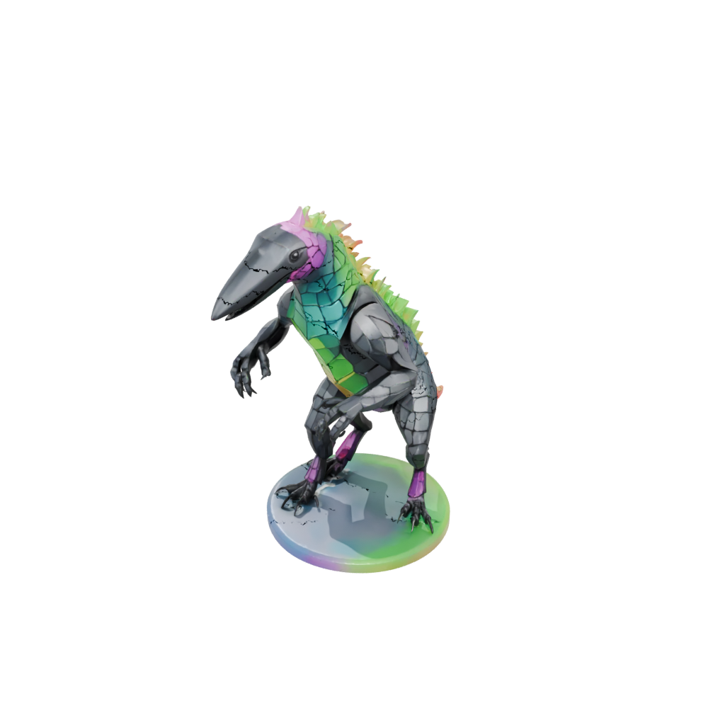 Neon Armored Flexi Anteater