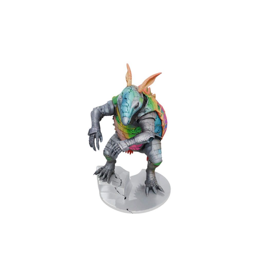 Neon Armored Flexi Armadillo