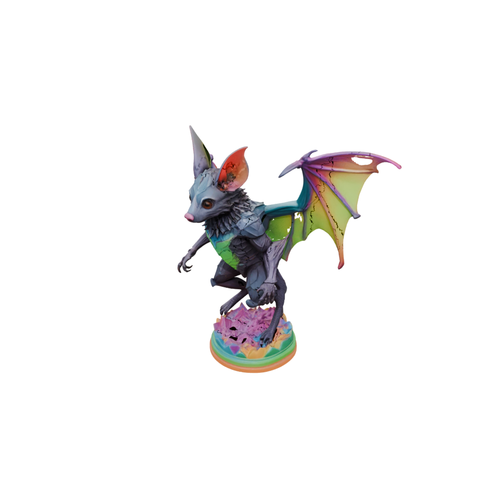 Neon Armored Flexi Fruit Bat