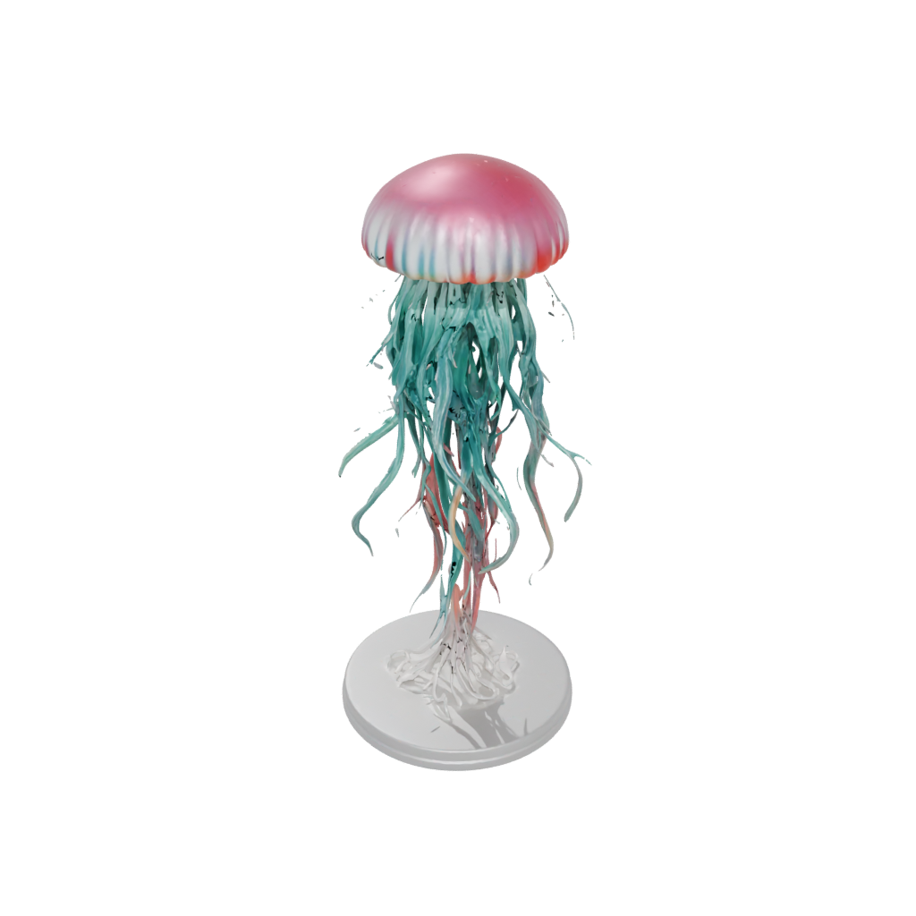 Neon Armored Flexi Jellyfish