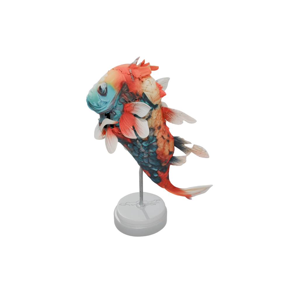 Neon Armored Flexi Koi Fish
