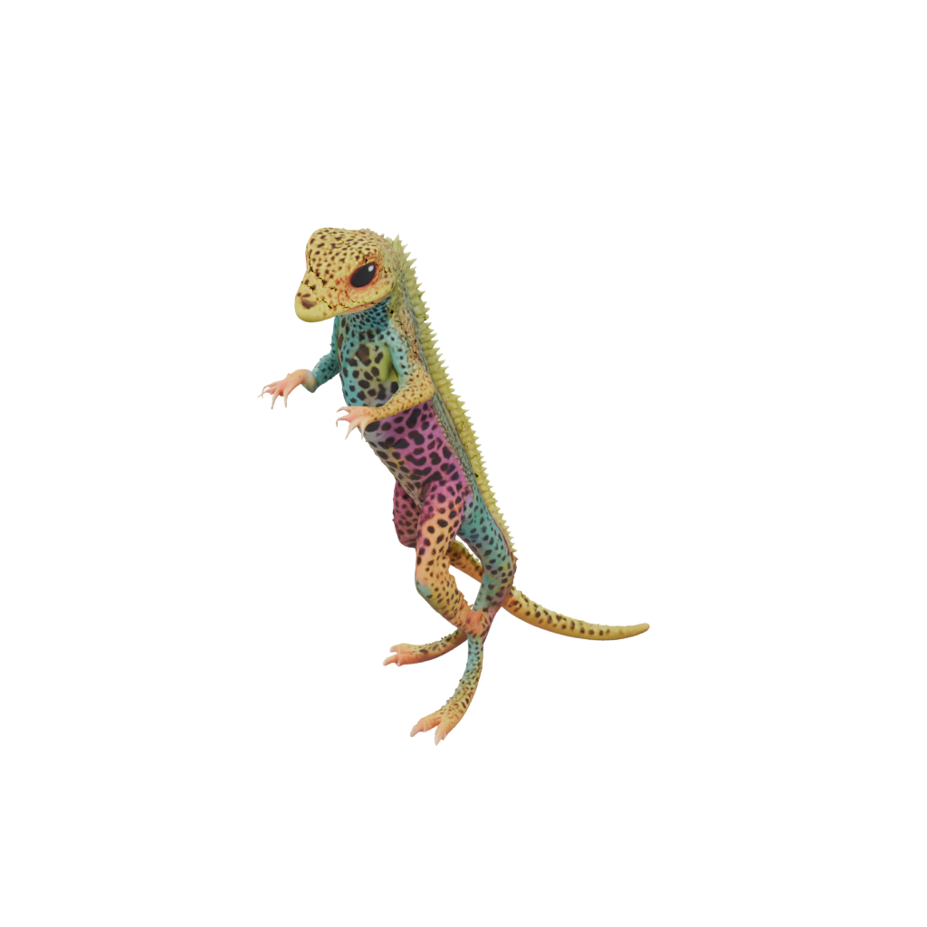 Neon Armored Flexi Leopard Gecko