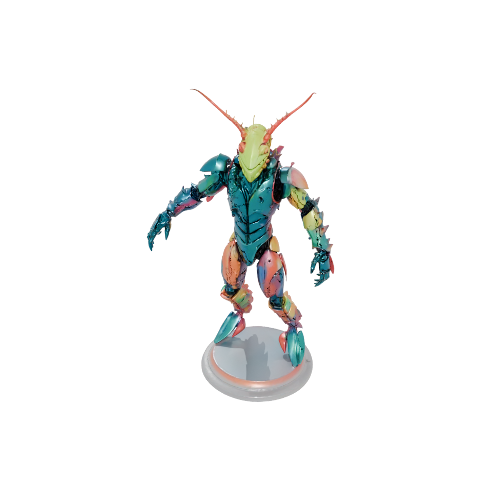 Neon Armored Flexi Lobster
