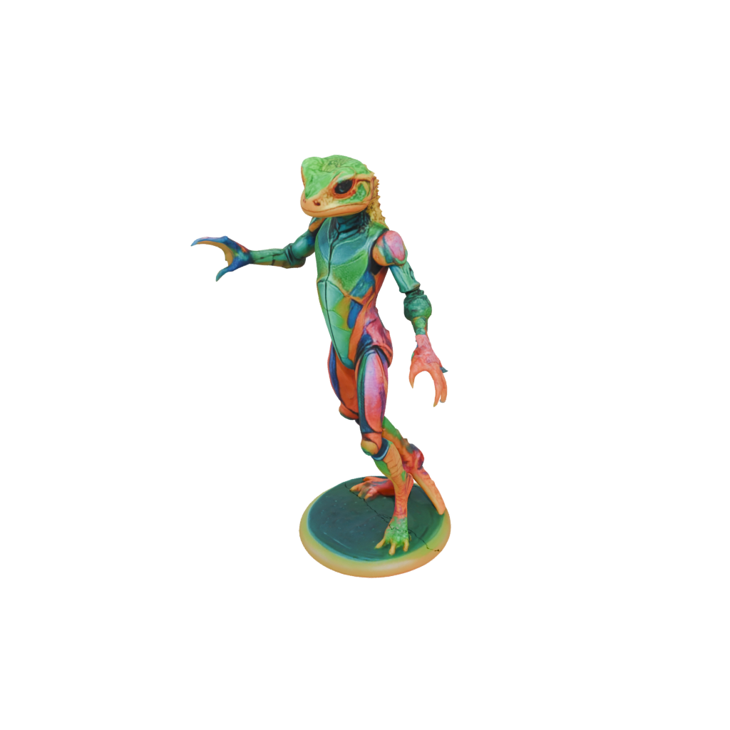 Neon Armored Flexi Newt