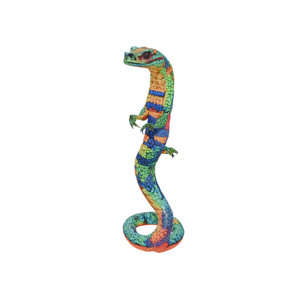 Neon Armored Flexi Rattlesnake