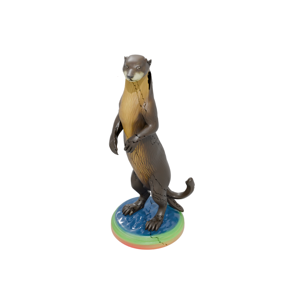 Neon Armored Flexi River Otter