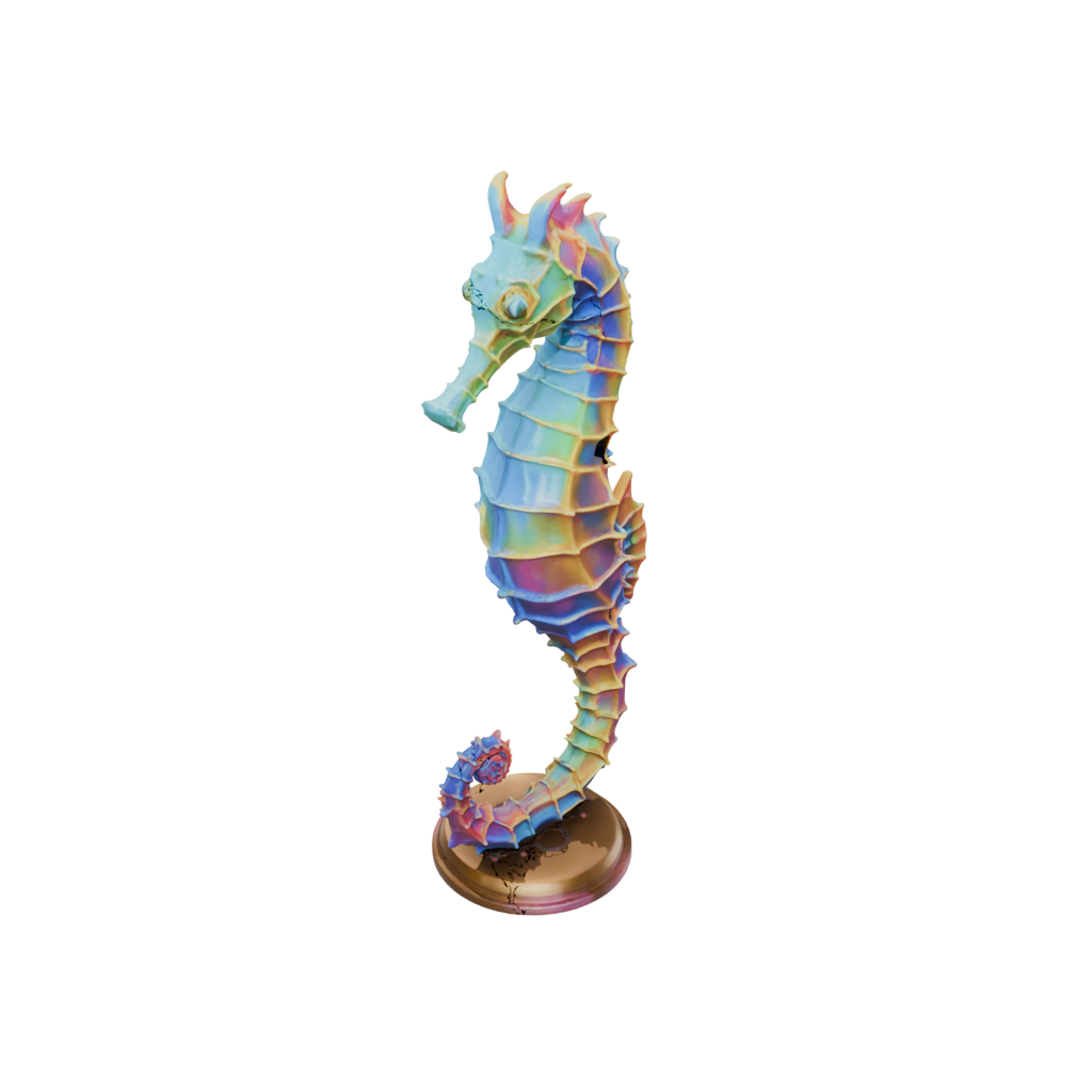 Neon Armored Flexi Seahorse