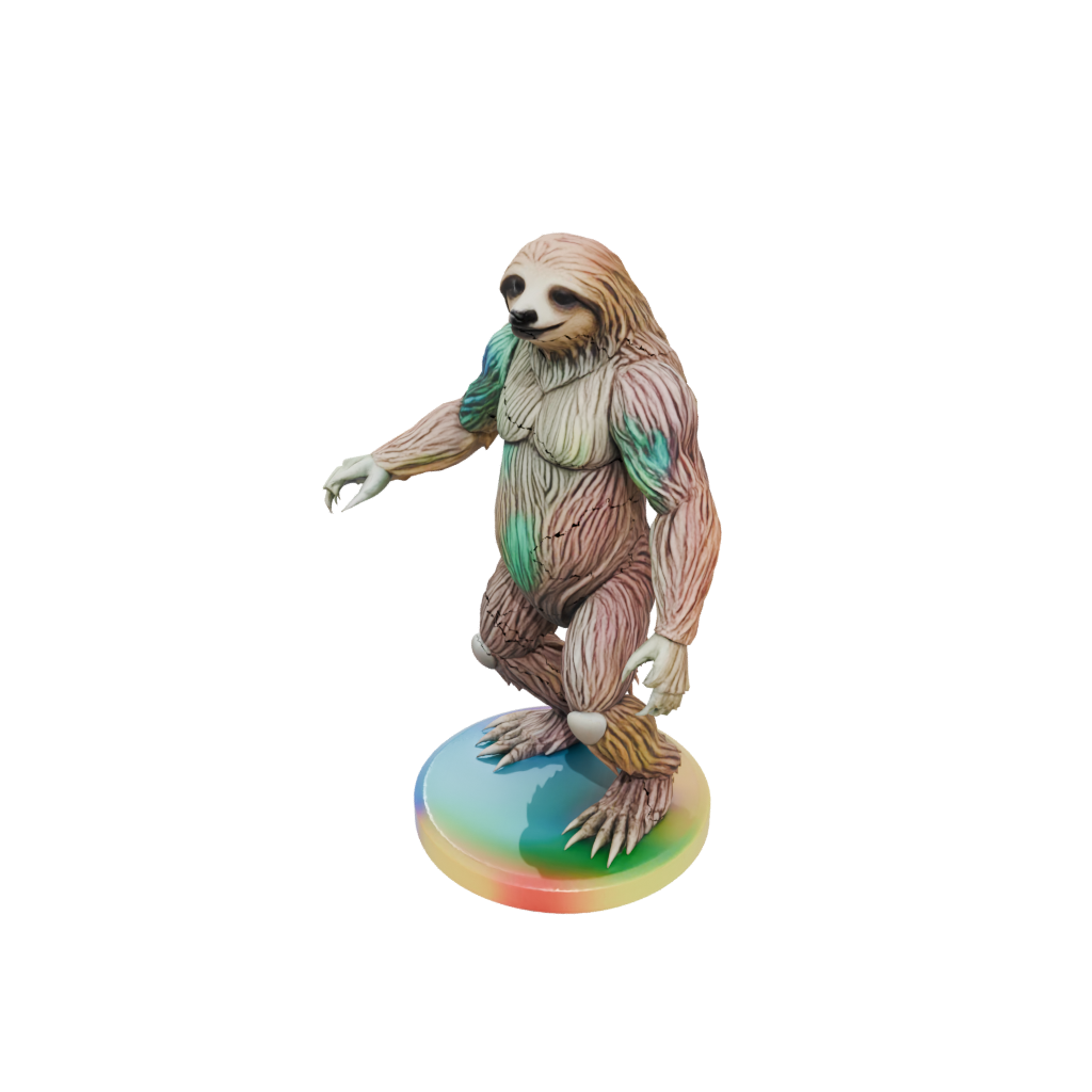Neon Armored Flexi Sloth