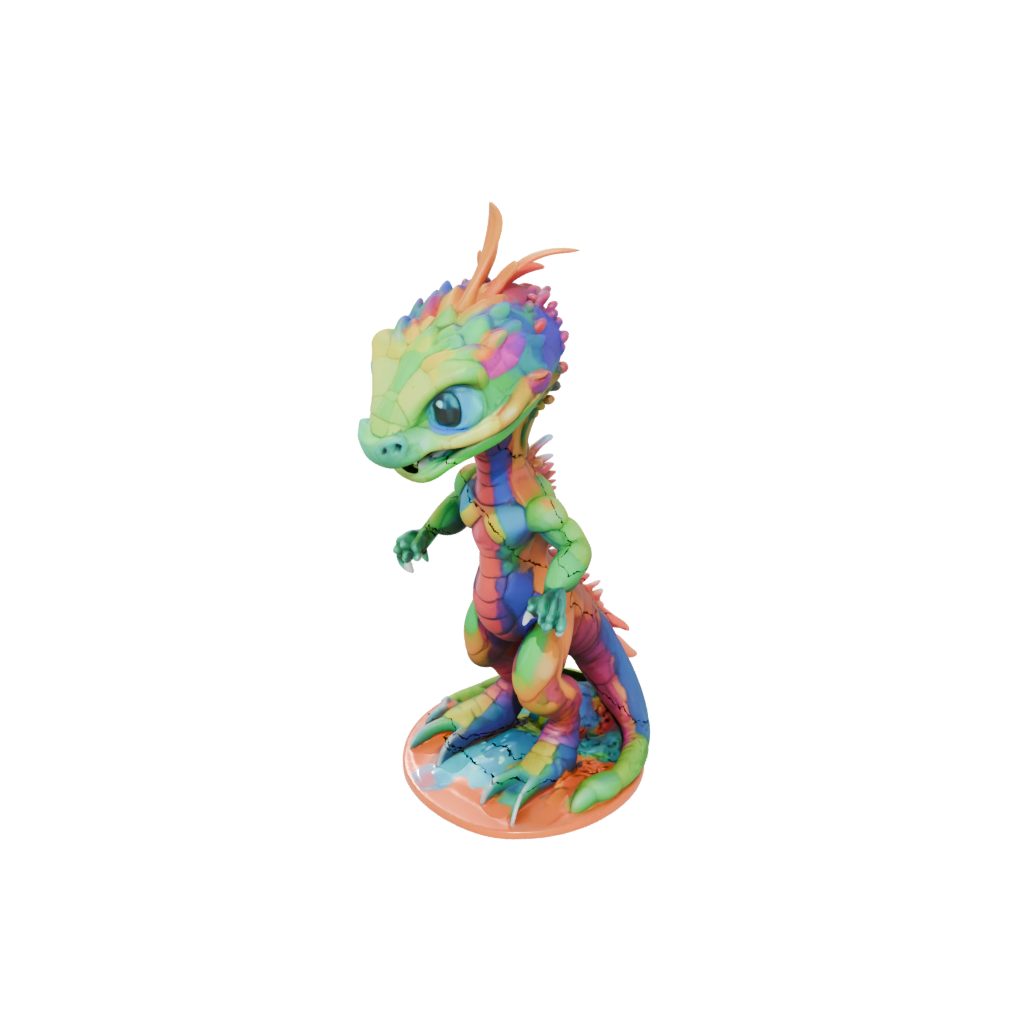 Neon Chibi Flexi King Cobra