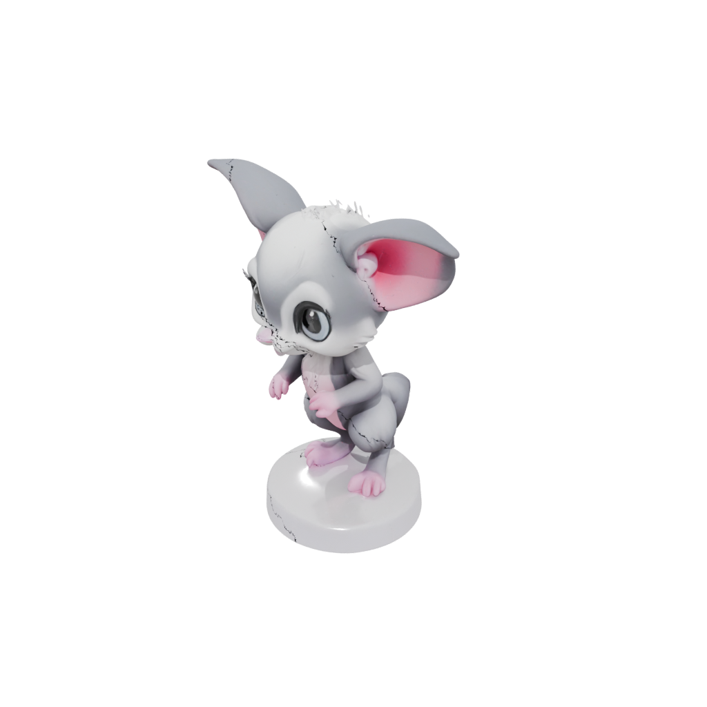 Neon Chibi Flexi Sugar Glider