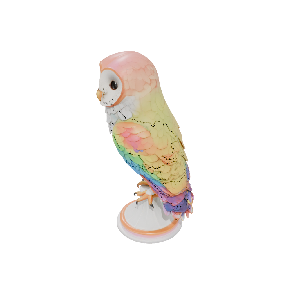 Neon Flexi Barn Owl