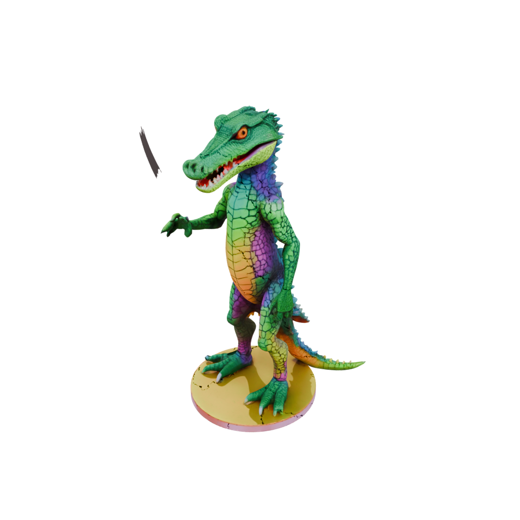Neon Flexi Crocodile