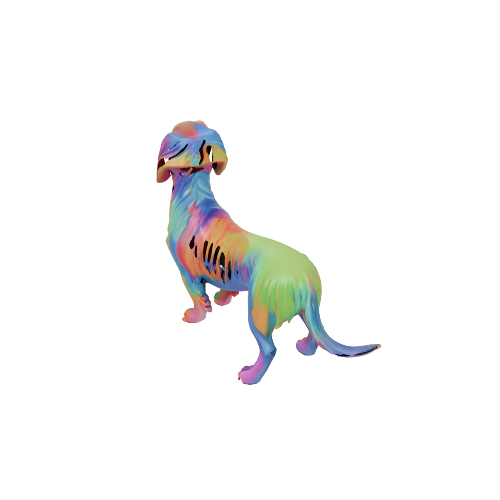 Neon Flexi Dachshund Dog
