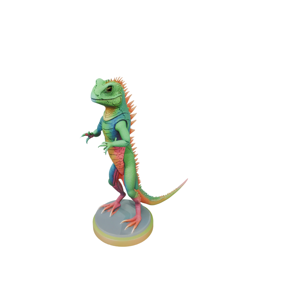 Neon Flexi Iguana
