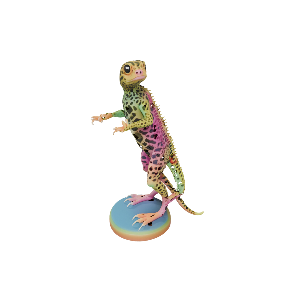 Neon Flexi Leopard Gecko