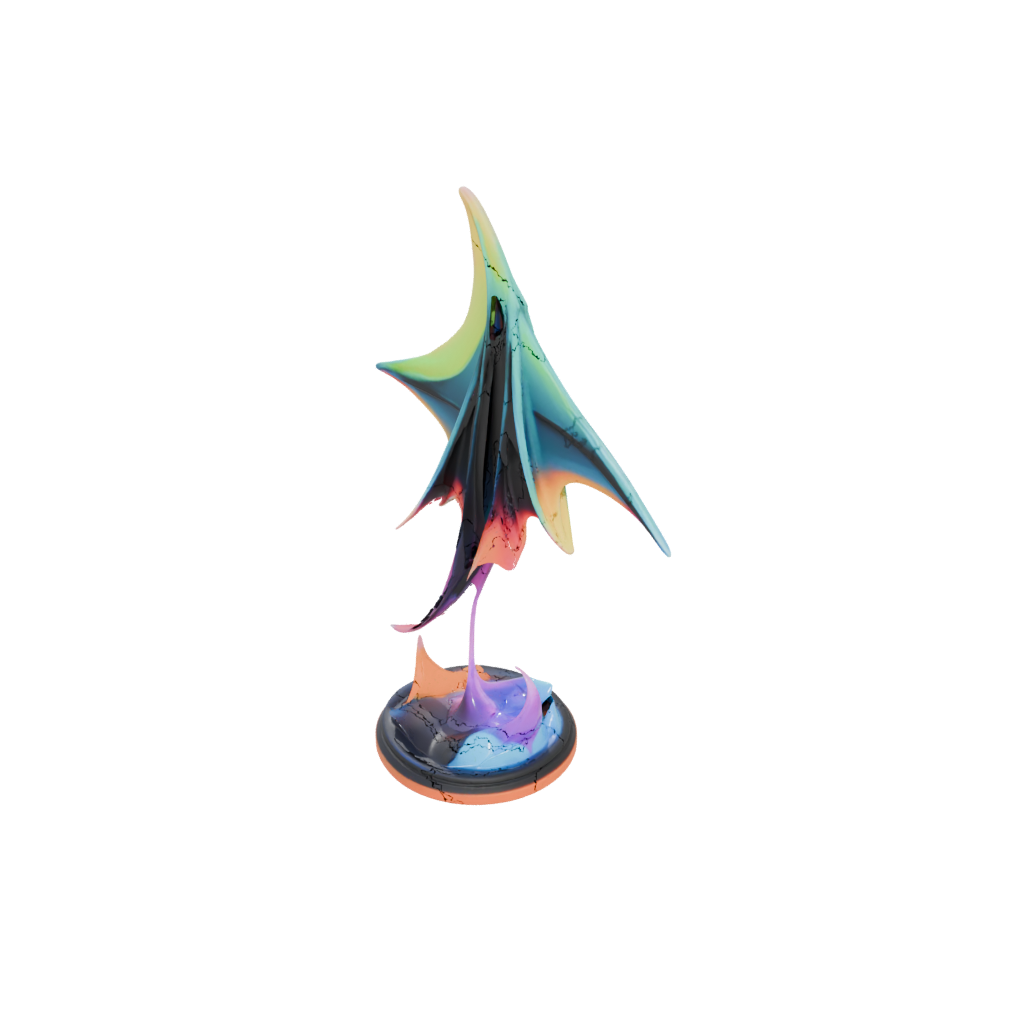Neon Flexi Manta Ray