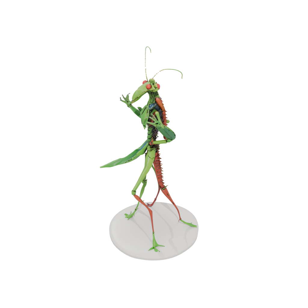 Neon Flexi Praying Mantis