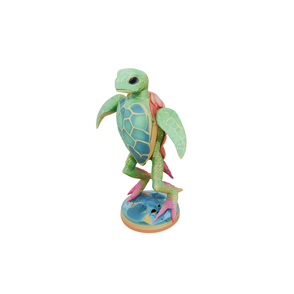 Neon Flexi Sea Turtle