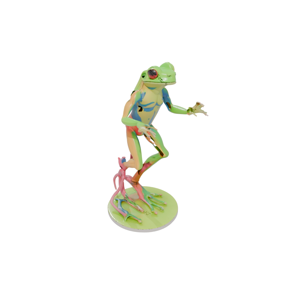 Neon Flexi Tree Frog