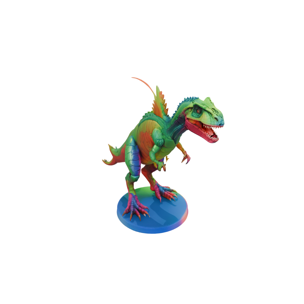 Neon Flexi Tyrannosaurus Rex