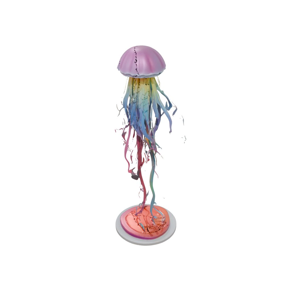 Neon Floral Flexi Jellyfish