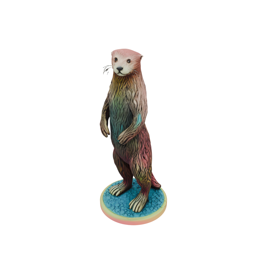 Neon Floral Flexi Sea Otter