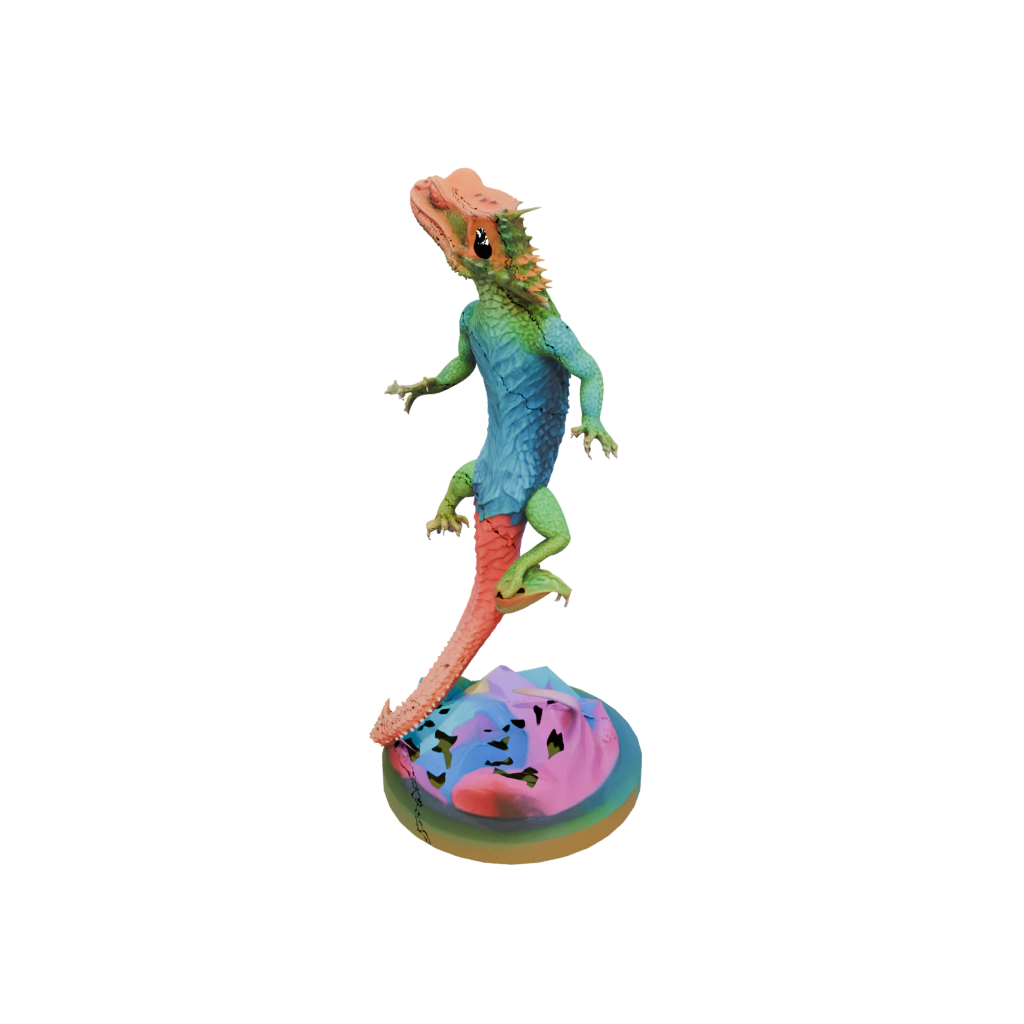 Neon Geo Flexi Bearded Dragon