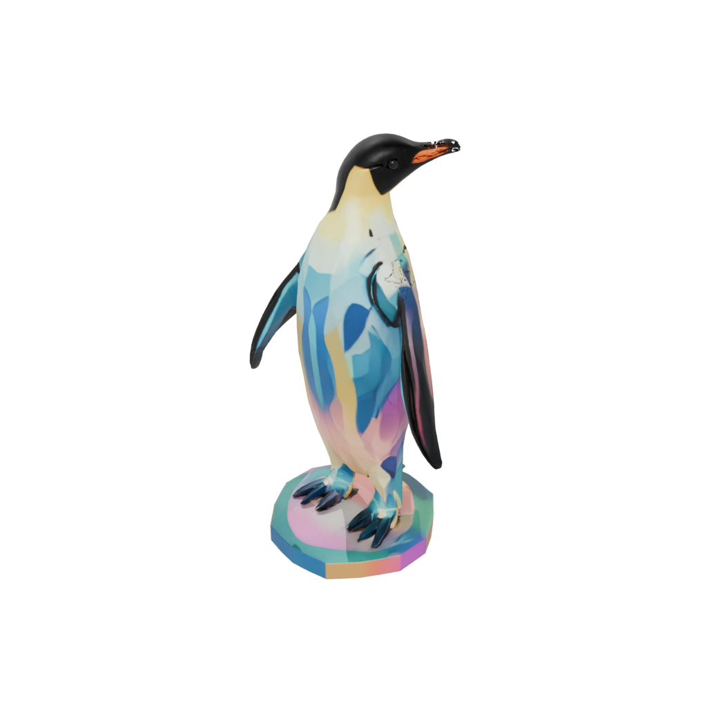 Neon Geo Flexi Emperor Penguin