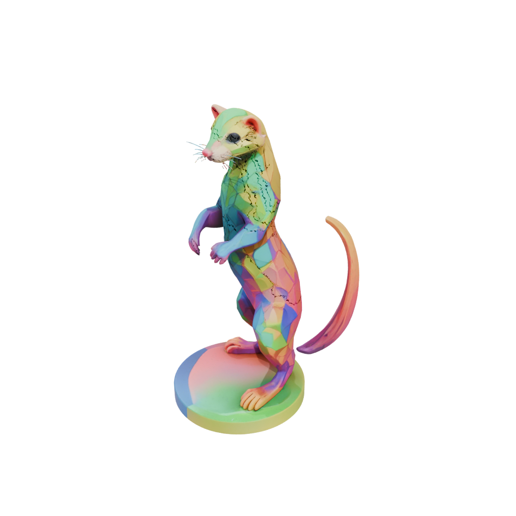 Neon Geo Flexi Ferret