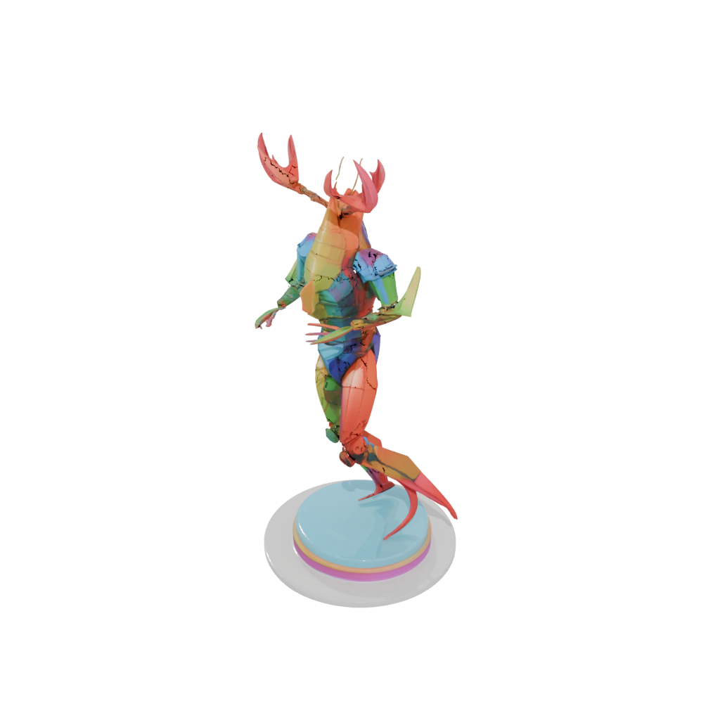 Neon Geo Flexi Lobster