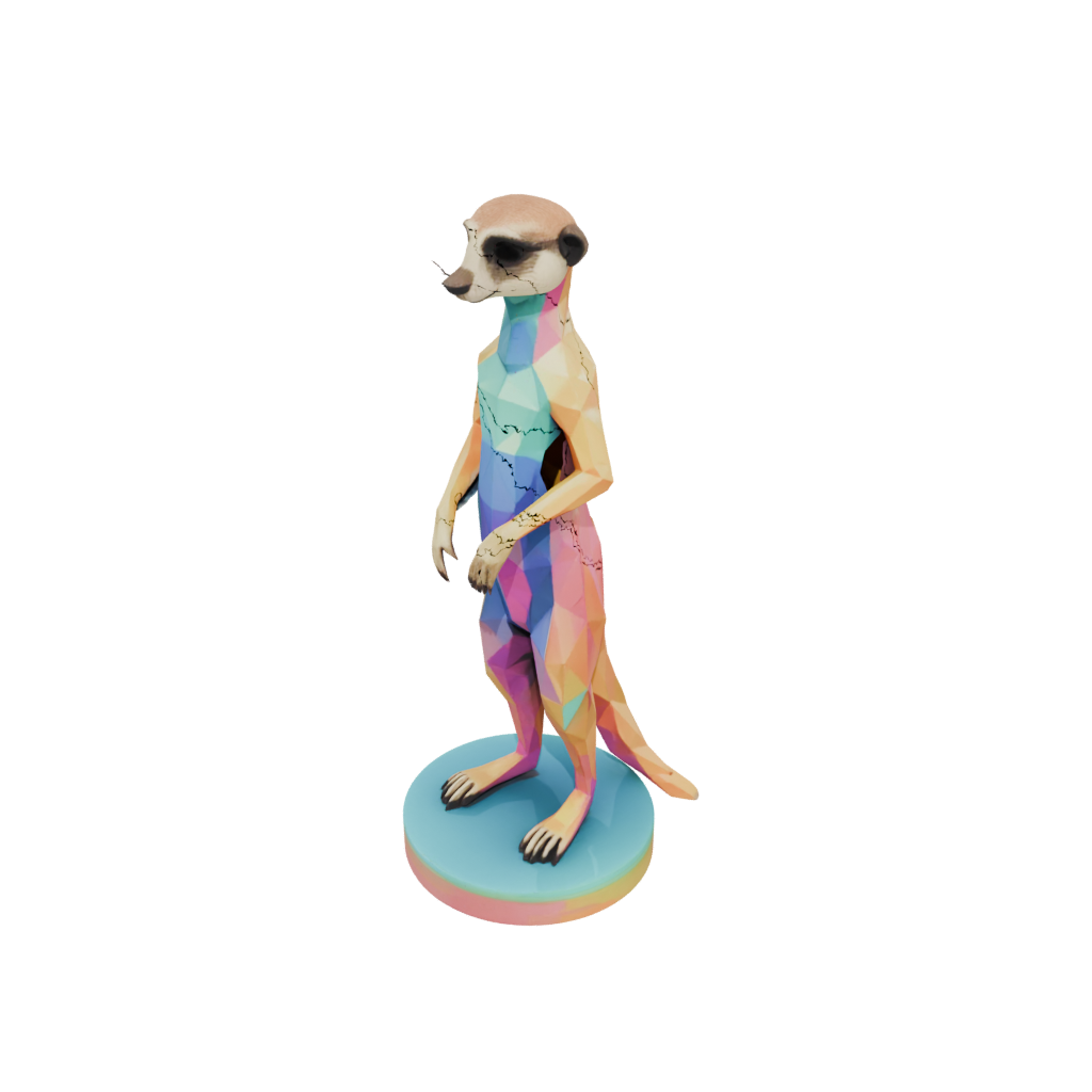 Neon Geo Flexi Meerkat
