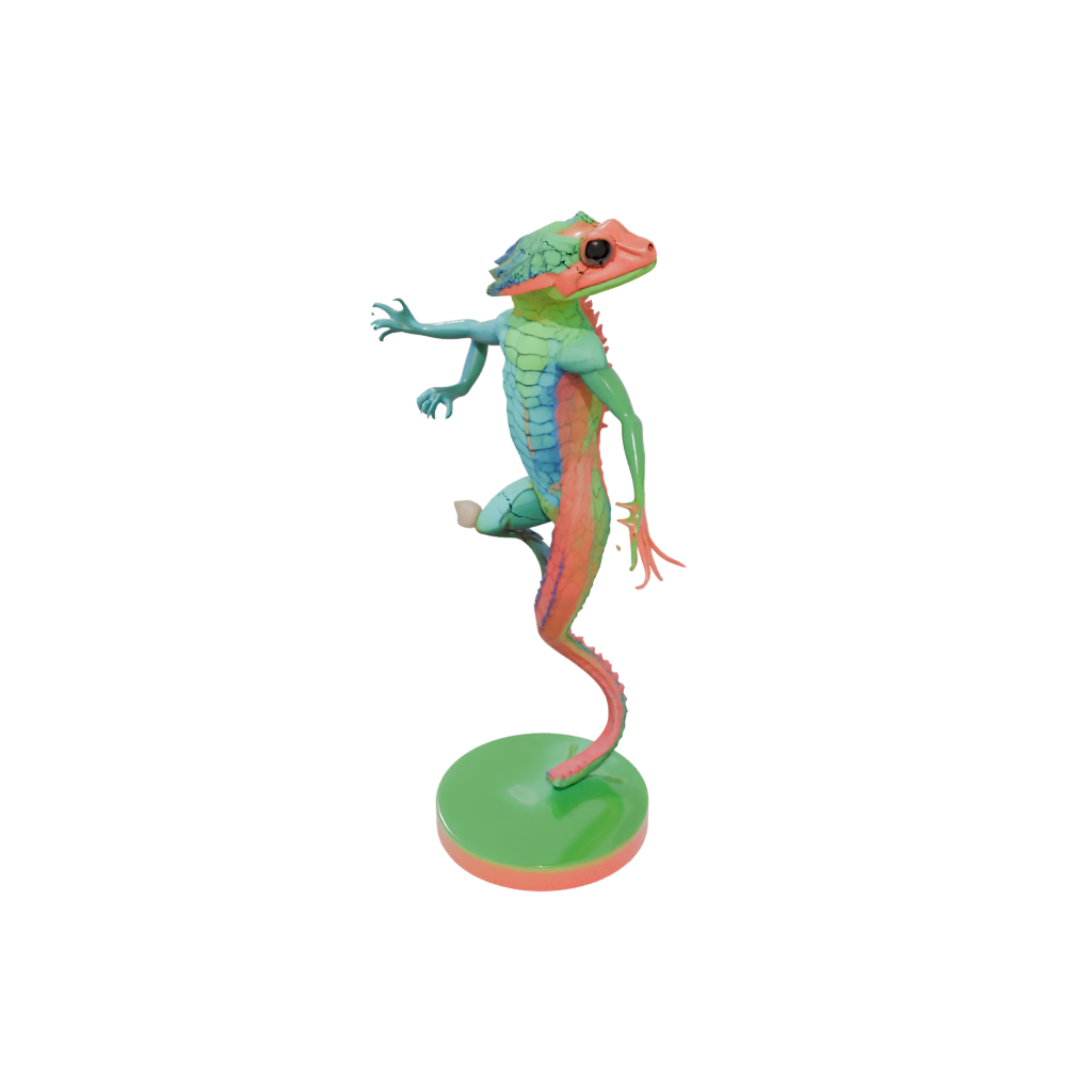 Neon Geo Flexi Newt