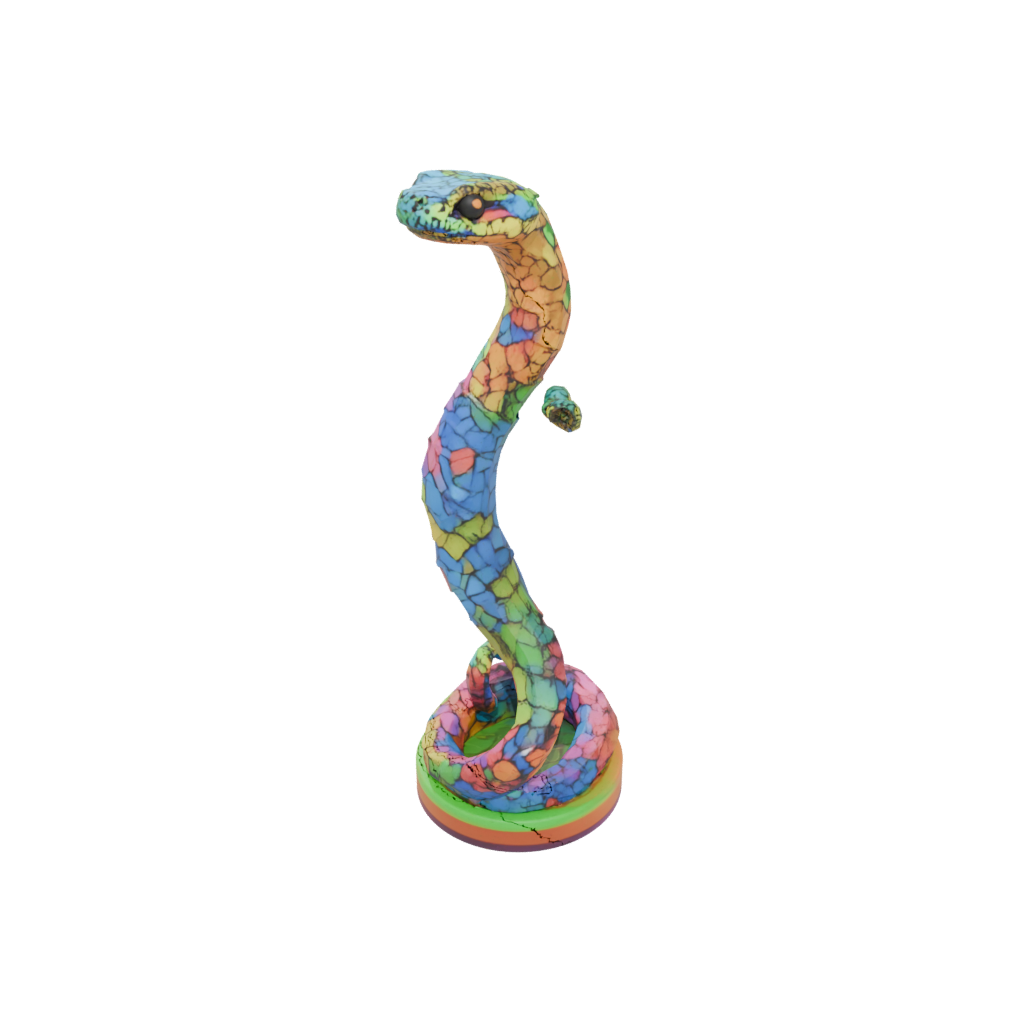 Neon Geo Flexi Rattlesnake
