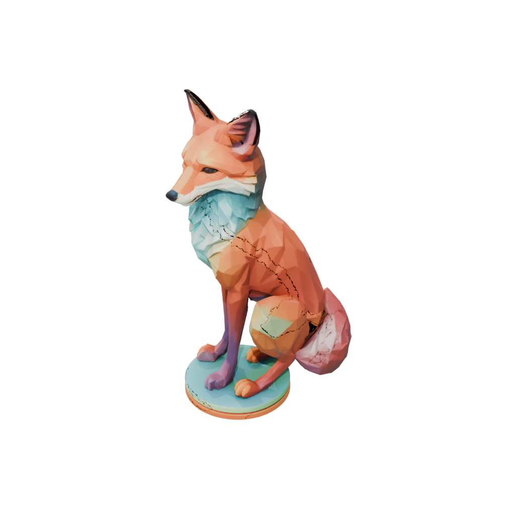 Neon Geo Flexi Red Fox