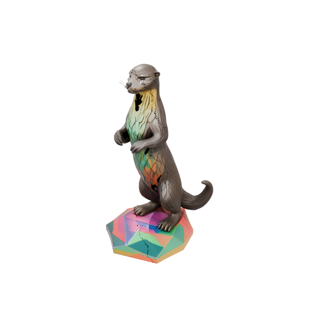 Neon Geo Flexi River Otter