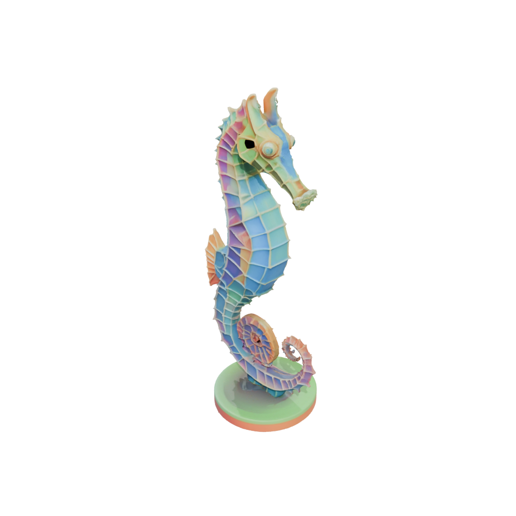 Neon Geo Flexi Seahorse