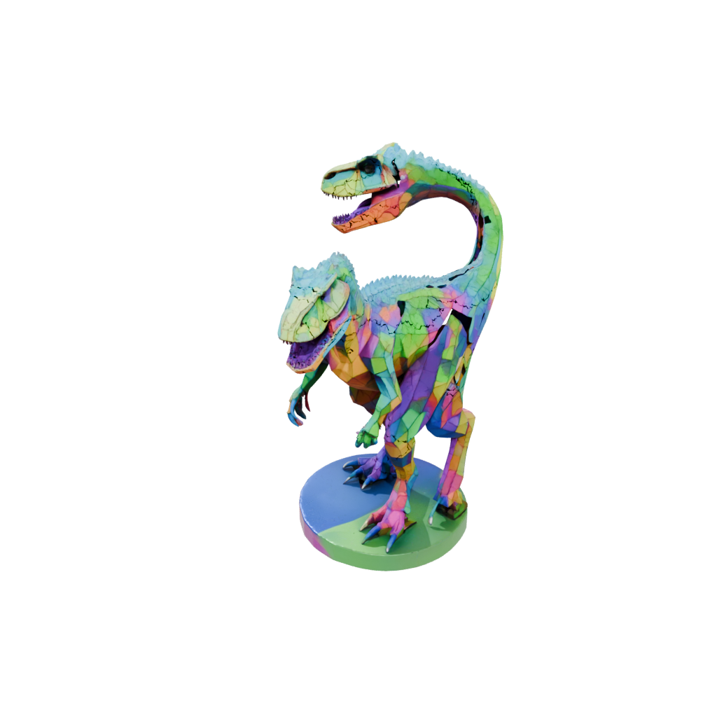 Neon Geo Flexi Tyrannosaurus Rex